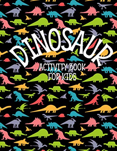 Dinosaurs Activity Book For Kids: XXL Large Activity Book - Coloring Pages, Dot do Dot, Spot the differences, Connect the Dots, Search Words (Fun Activities for Kids) image 2