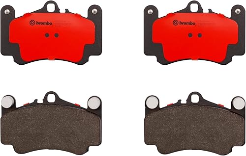 Miniatura 3 de Brembo P65011N Juego de pastillas de freno de disco delantero de cerámica premium PORSCHE OE# 99635194910