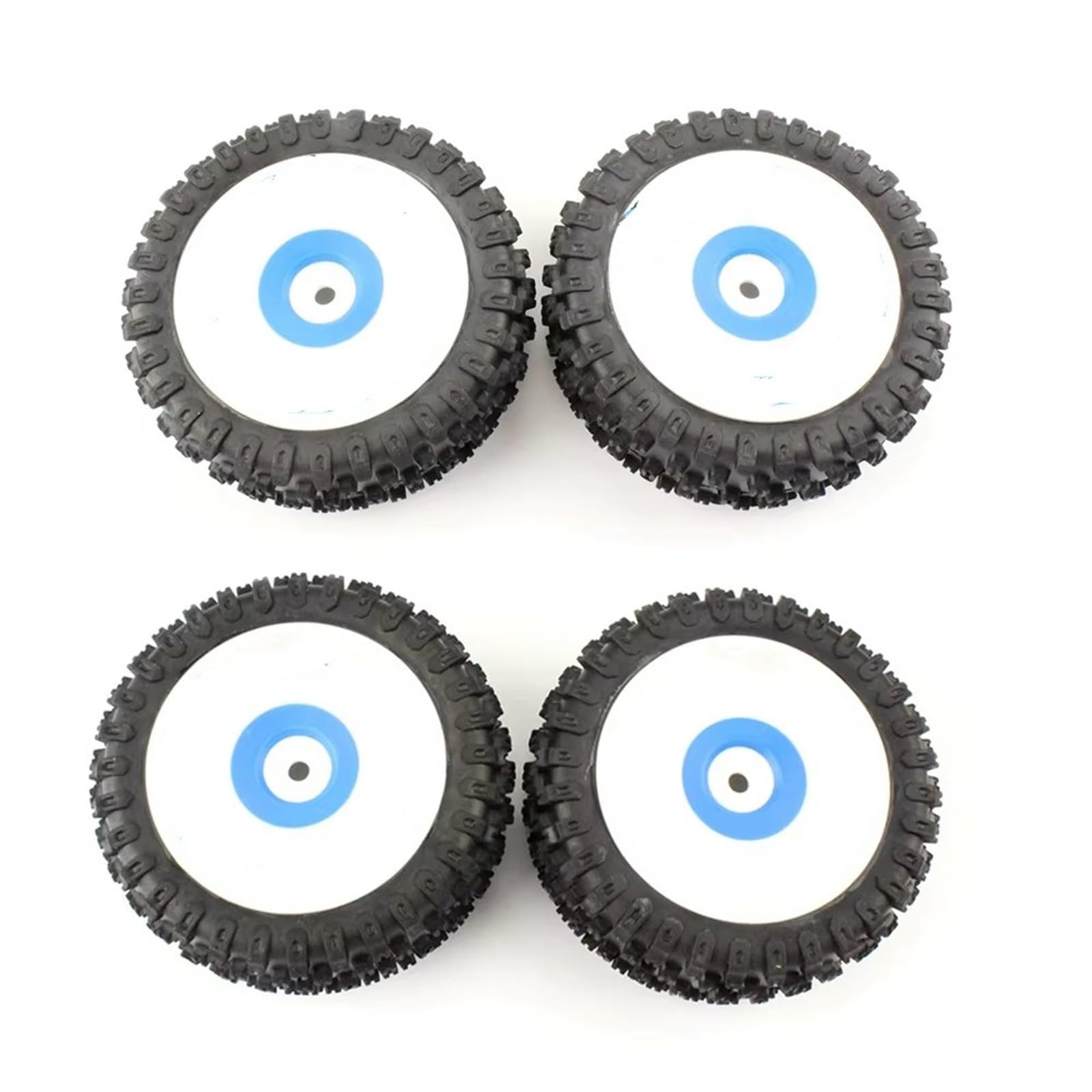 Neumático RC Compatible con Wltoys 124017 1/12 Piezas De Actualización De Coche RC, Accesorios De Repuesto, 4 Uds., Neumáticos Delanteros Y Traseros