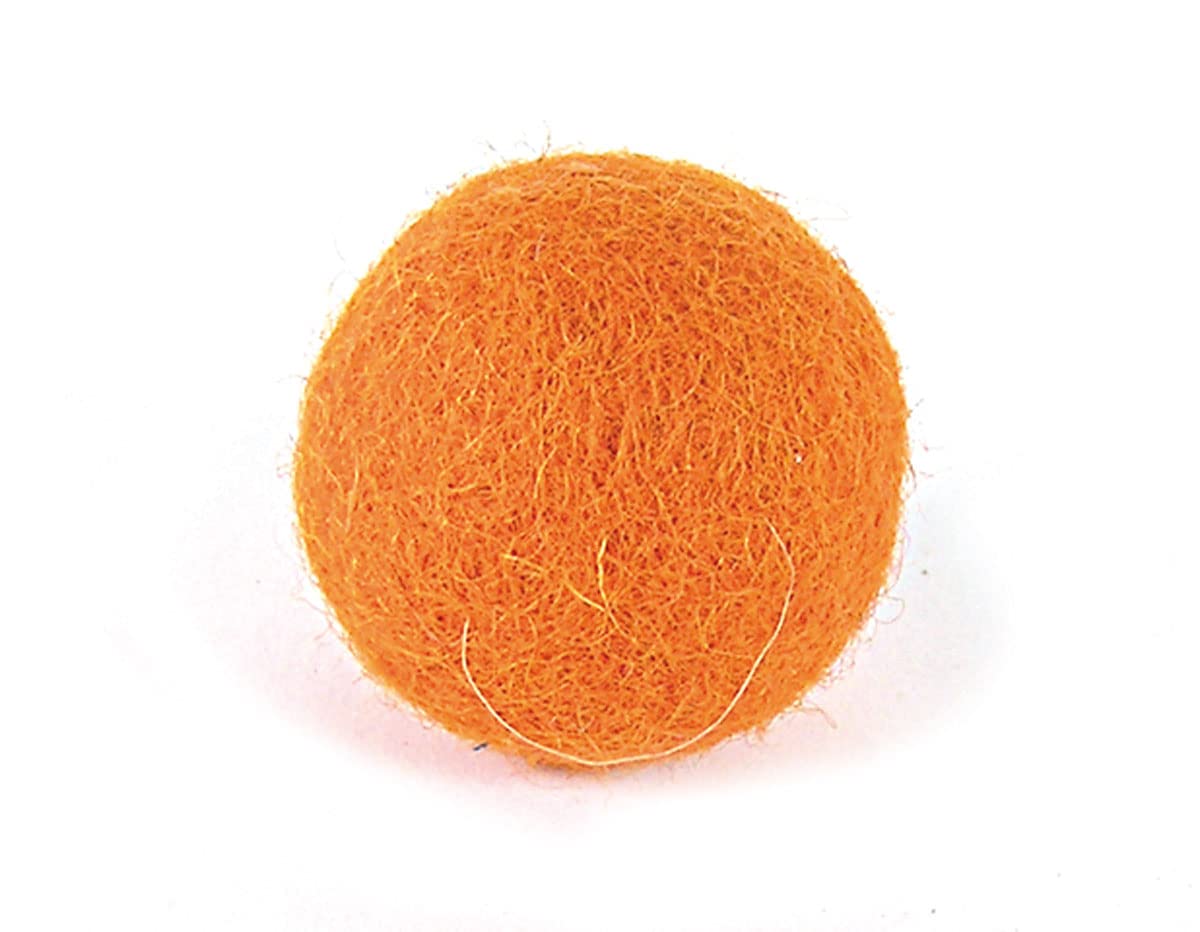 INNSPIRO Wool Felt Ball Carrot diam. 10 mm. 50u.