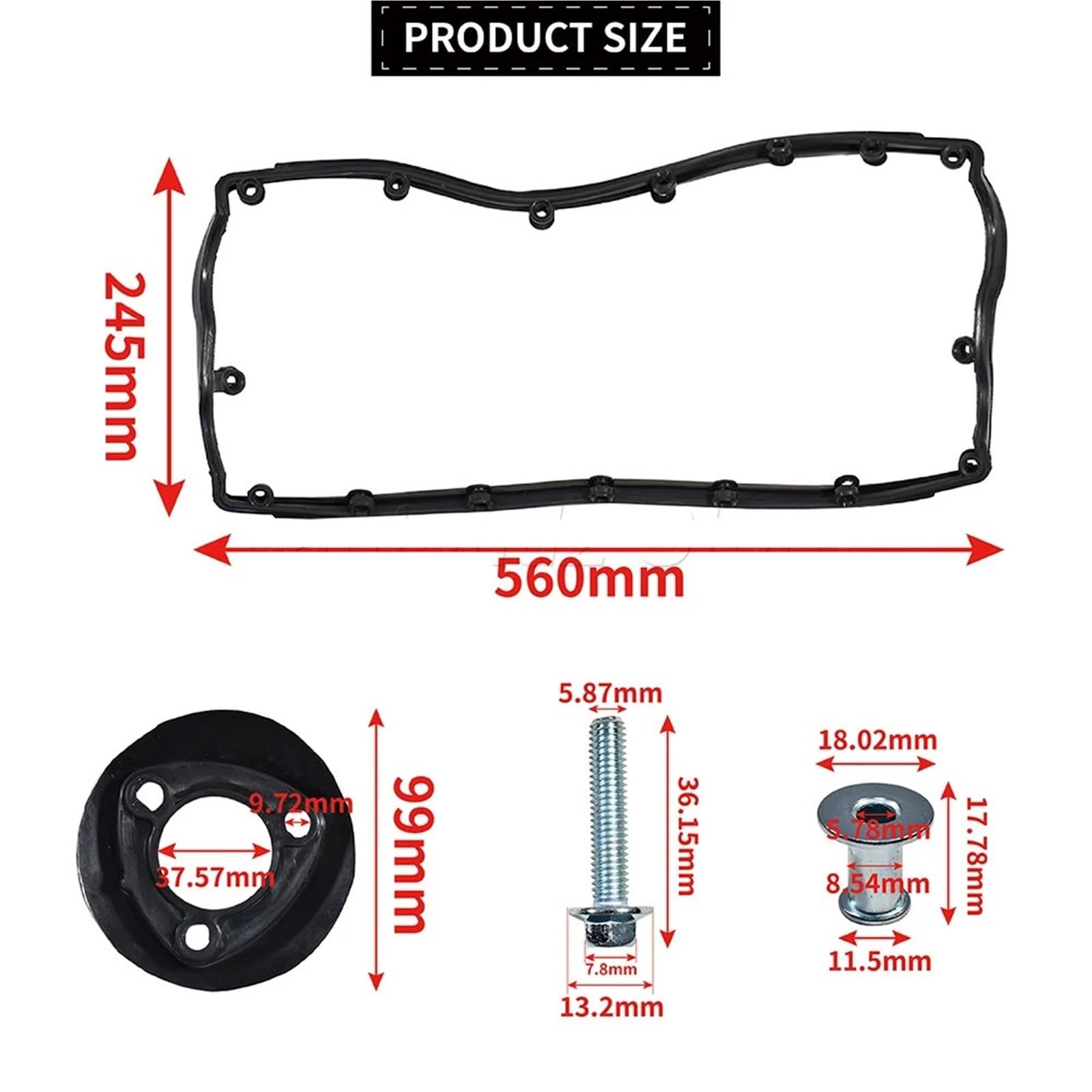 Do Touareg 2.5 070115315A 070103469A Wymiana zestawu uszczelek pokrywy zaworów Seal oil filter