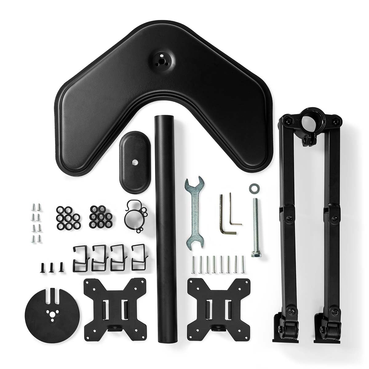 Nedis MMDOSD110BK Support d'écran Plat pour Bureau 81,3 cm (32") Noir