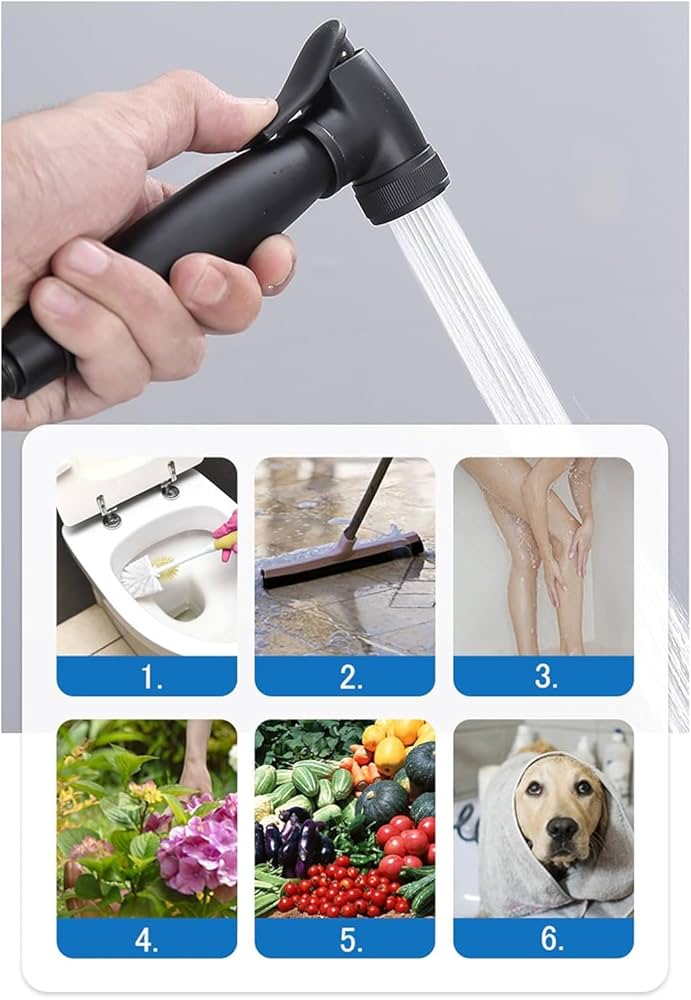 壁掛けトイレハンドシャワー、フル銅トイレスプレーガンパートナー高圧