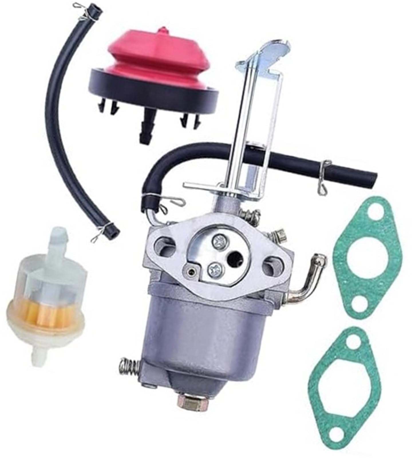 Demulax One Color Engine Fuel Mixing Carb Snowblower Carburetor, For 119-1980 Power Clear 180 Pc180 418Zr 418Ze Models, For Forreplacement Kit With Gaskets Oil Bubble And Fuel Filter