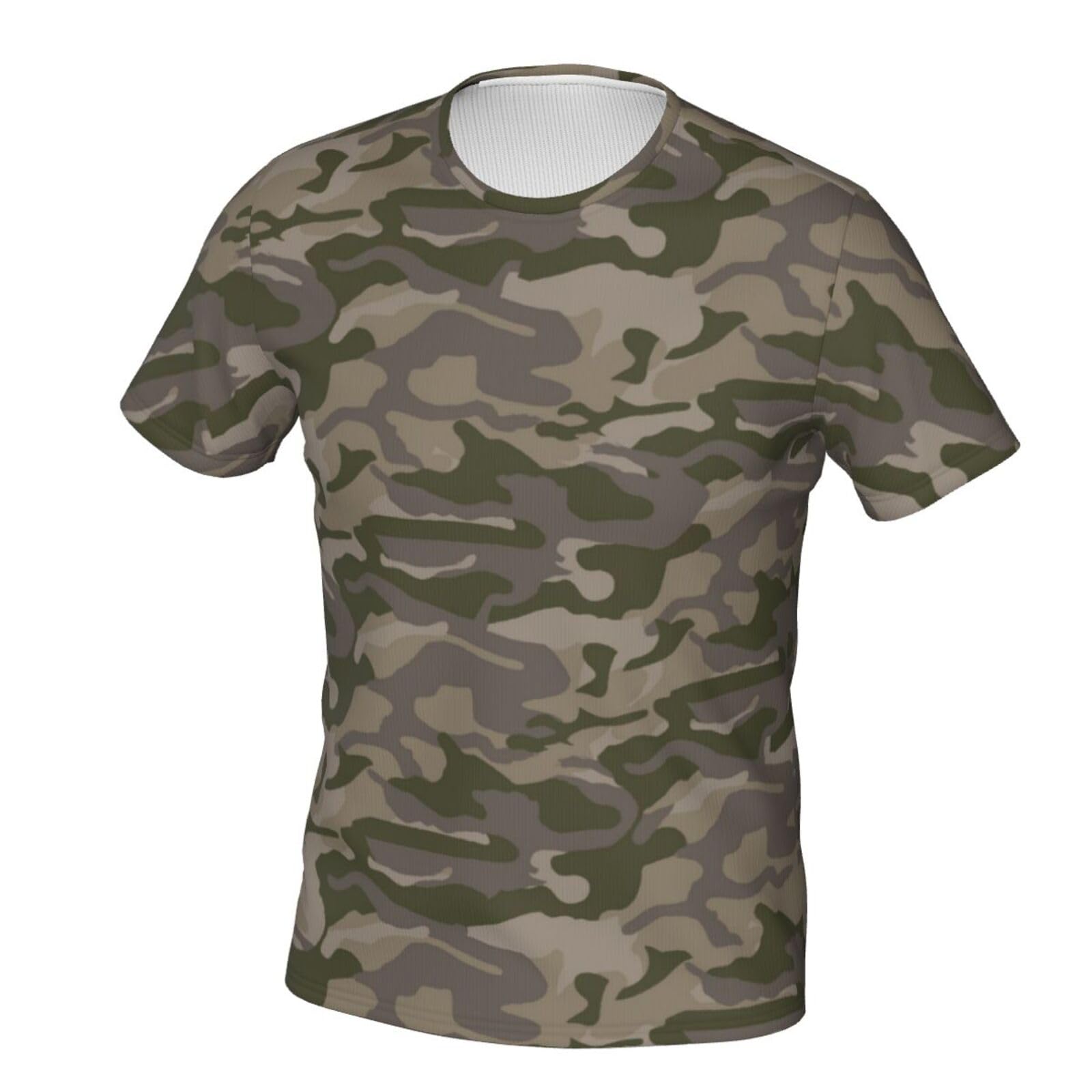 Amazon.co.jp: Tシャツ 迷彩柄 カモフラージュ 半袖 夏服