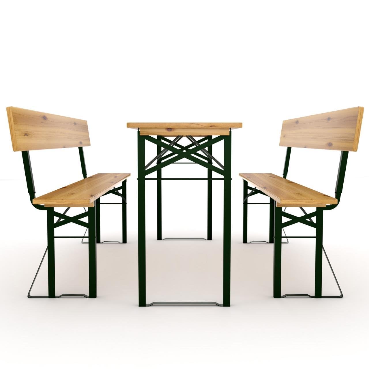 AVANTI TRENDSTORE Imolo Set Birreria Legno Massiccio Laccato 170x77x69 cm