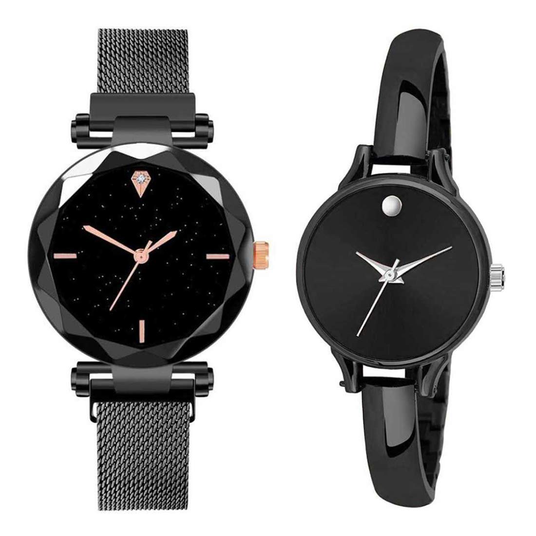 ENDEAVOUR Analogue Quartz Black Color Magnet Belt and Breclete Type Combo Watch for Womans and Girls. (B08ZLYDYD7) Amazon Price History, Amazon Price Tracker