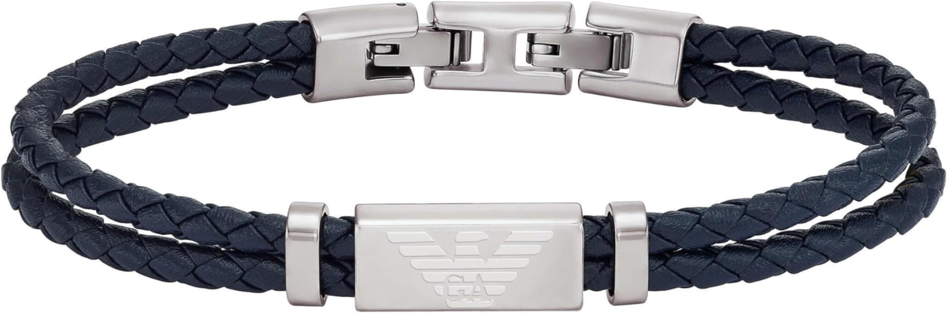 Amazon.com: EMPORIO ARMANI Stainless Steel ID Bracelet Silver