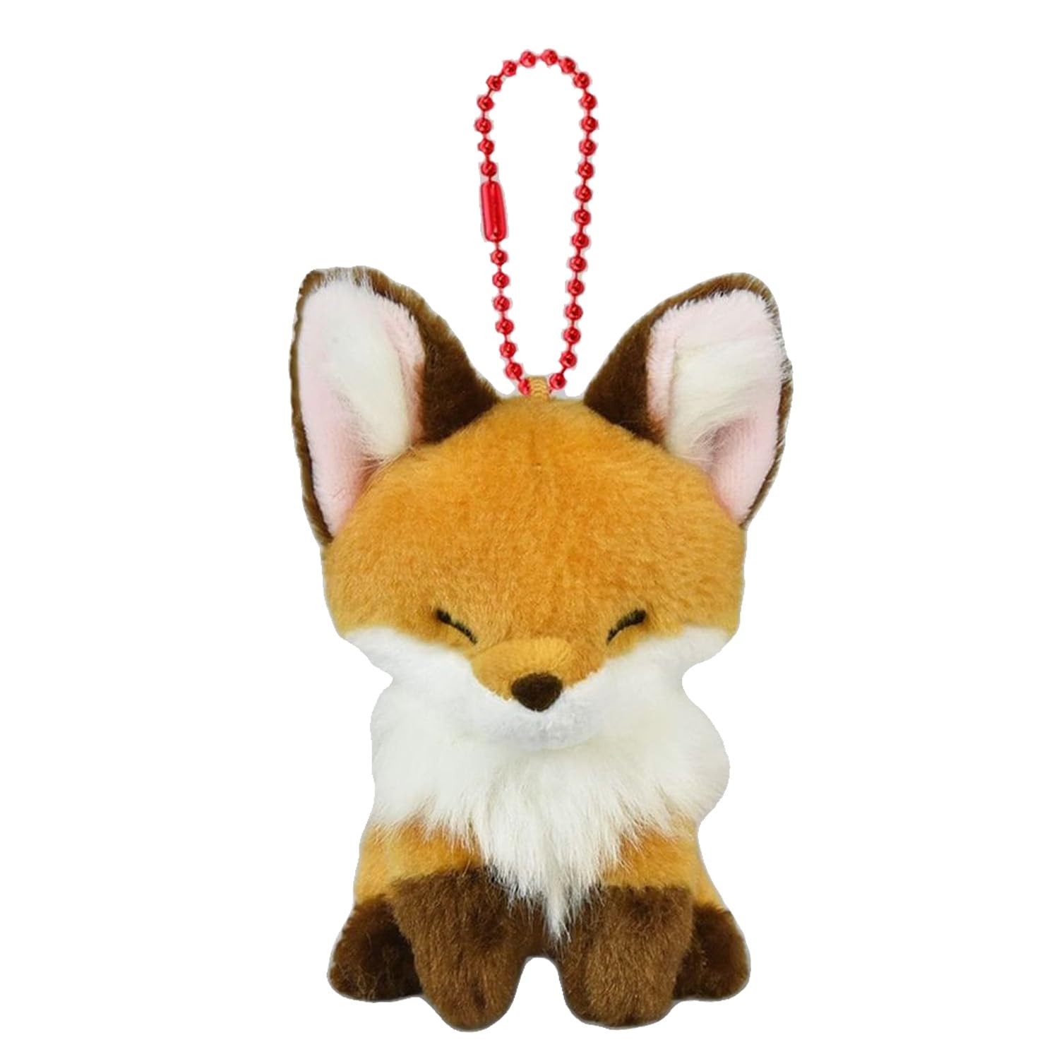 Amuse Chocon to Fox Kinako Orange Plush Mascot 5in Polyester Japan