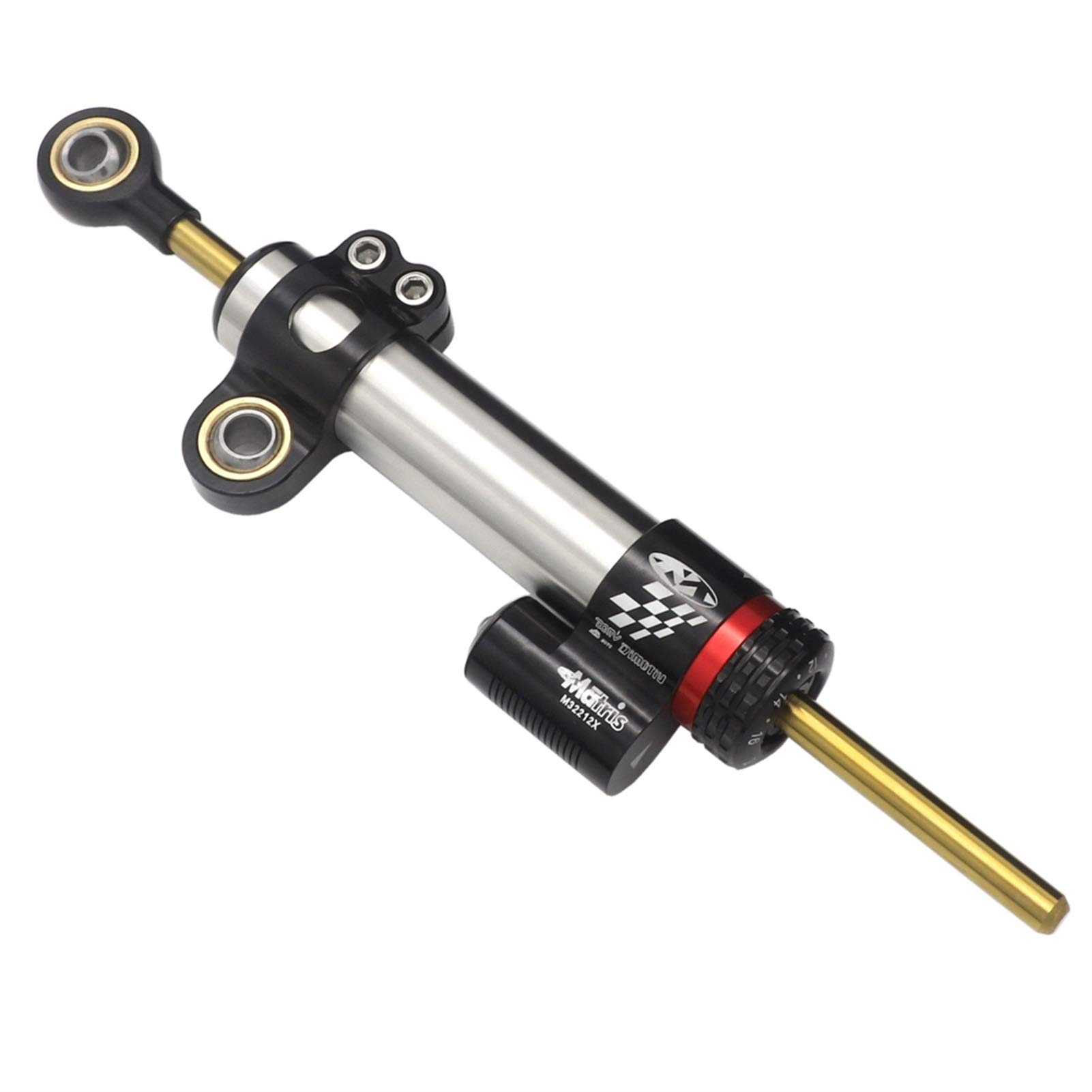 【D1様用】JUMALHAMARA / Resitaali DJDLFA Motorcycle Aluminium Steering Stabilizer Damper Mounting
