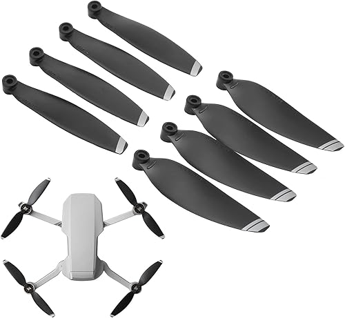 Miniatura 5 de 2 pares de hélices de repuesto de repuesto, piezas de tornillo de hélices, hélices de hoja duraderas, tornillo fácil de instalar, accesorios para