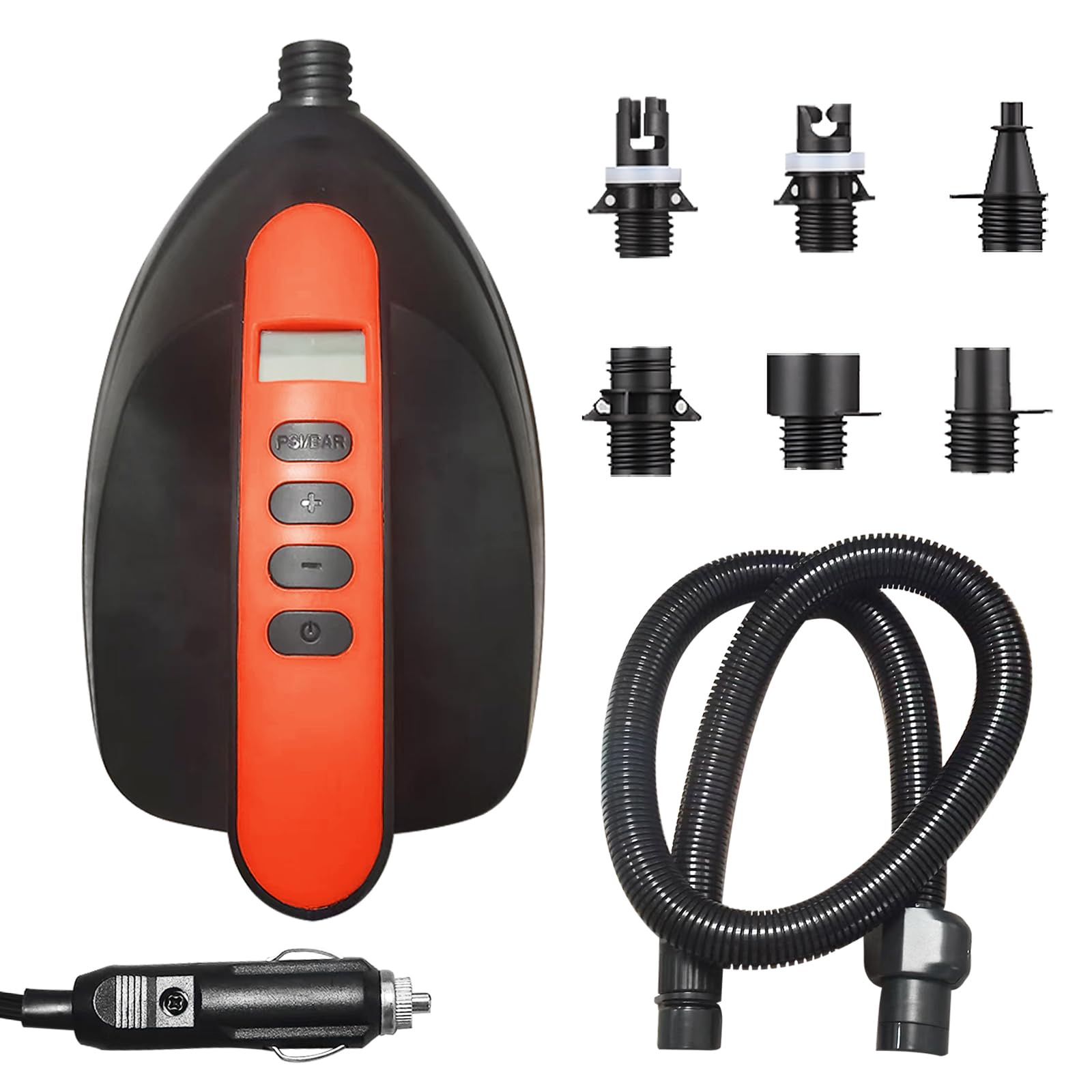 Amazon.co.jp: gzpce電動エアーポンプ 12V給電 16psiまで 電動