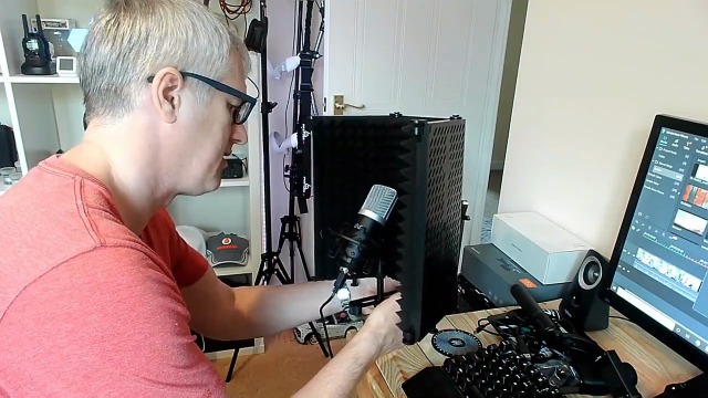 Scudo Di Isolamento Microfono Pieghevole: Isolatore Microfono Ad Alta - 8