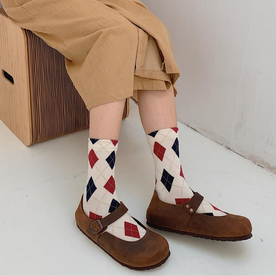 Benefeet Funny Colorful Crew Socks for Women & Girls, Size 5-9, Crazy Cotton Socks - Image 9