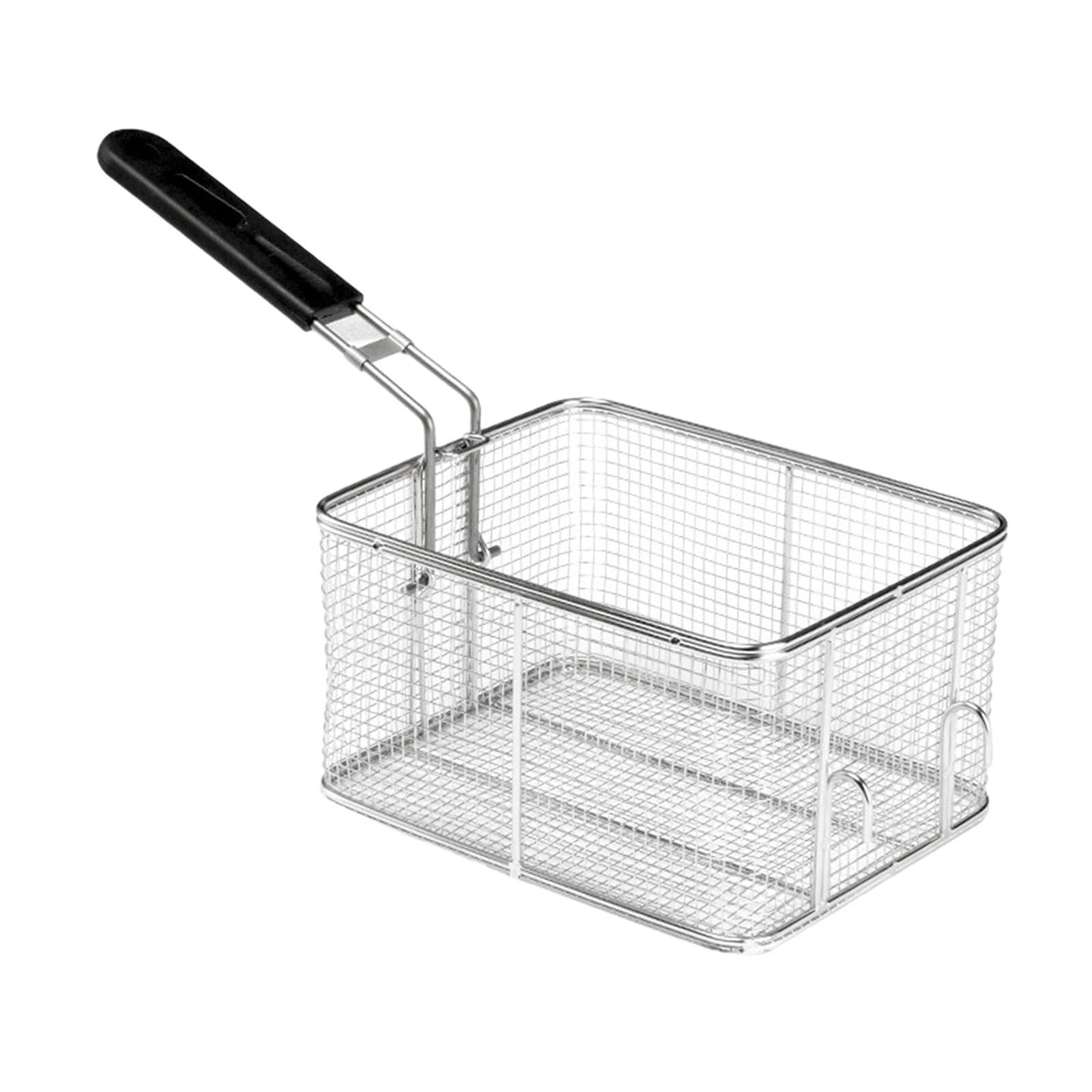 Cesta para freír acero inoxidable para barbacoa, restaurante, hogar, estilo D, 8 L