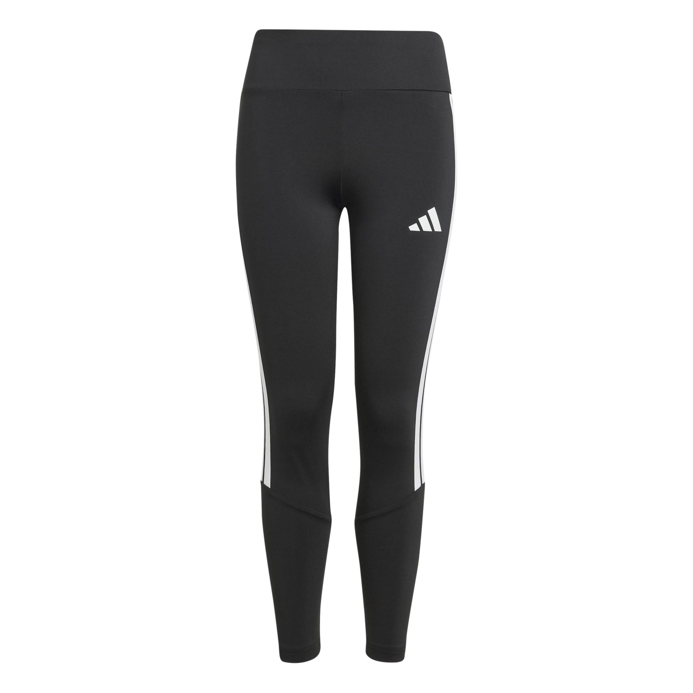 adidas Girl's TRAIN ESSENTIALS 3-STRIPES LEGGINGS, Black/White, 9-10 Years