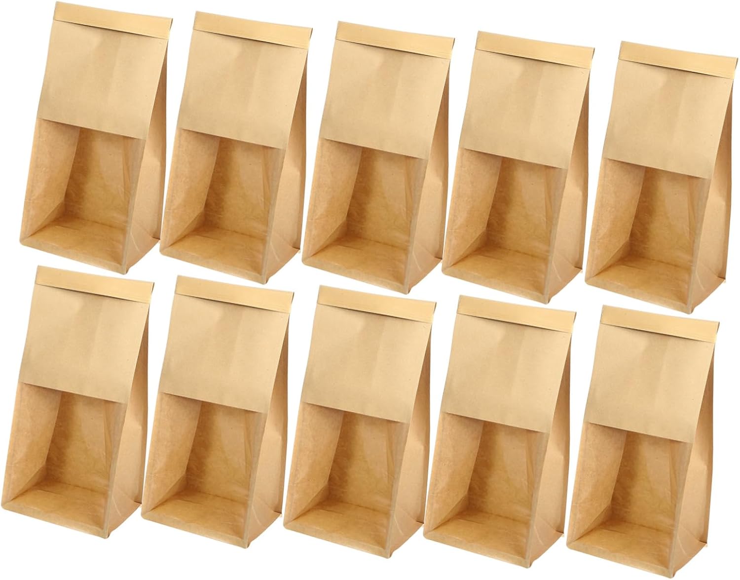 OUNONA 50pcs Self-sealing Paper Bread Bags Packaging for Homemade Bread Storage Baking