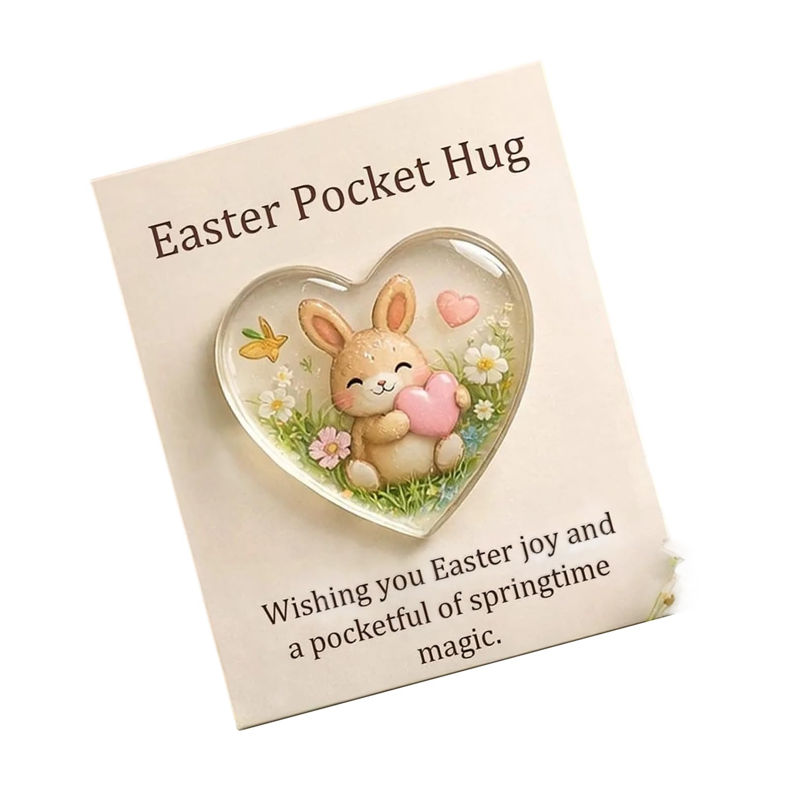 Xjdzineq Sized Hug Card to Convey Warmth and Crafted From Resin Ideal for Daily Life Special Event Celebrations Keychain Card
