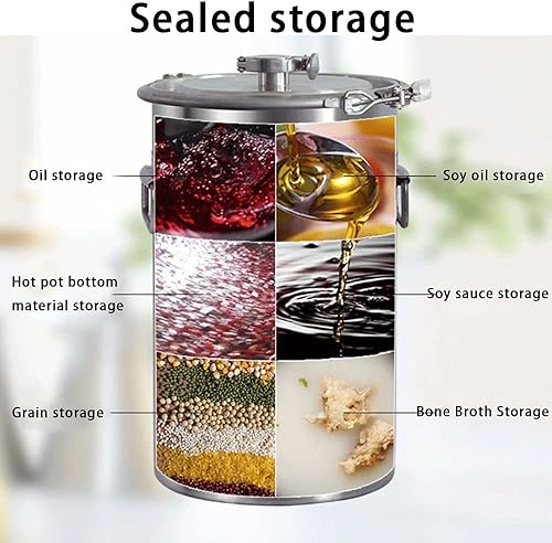 Miniatura 6 de Fermentador de acero inoxidable Tanque de fermentación cónico de preparación casera, incluyendo parche de temperatura, enchufe de silicona, válvula