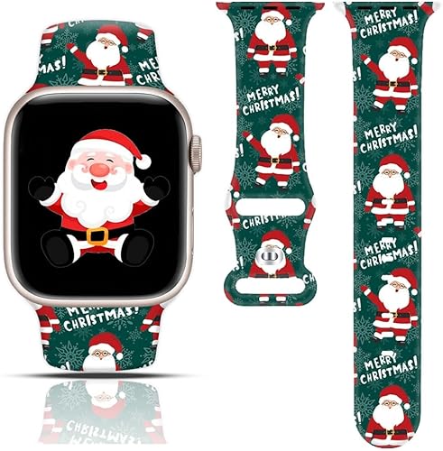 Miniatura 1 de Correa de reloj de Navidad para Halloween compatible con Apple Watch Band de 1.496 in, 1.575 in, 1.614 in, 1.654 in, 1.732 in, 1.772 in, iWatch SE