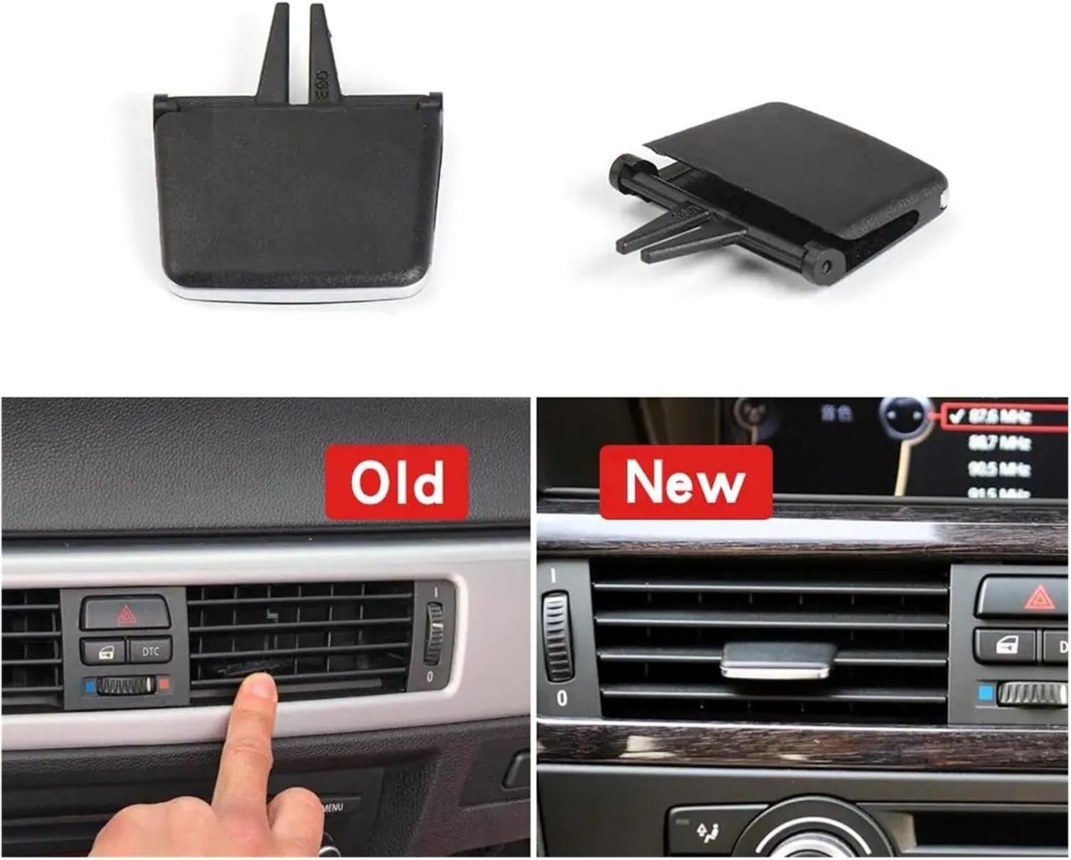 Car Air Conditioning AC Vent Grille Tab Clip Outlet Repair Kit | Compatible With BMW 3 Series E90 E91 E92 E93