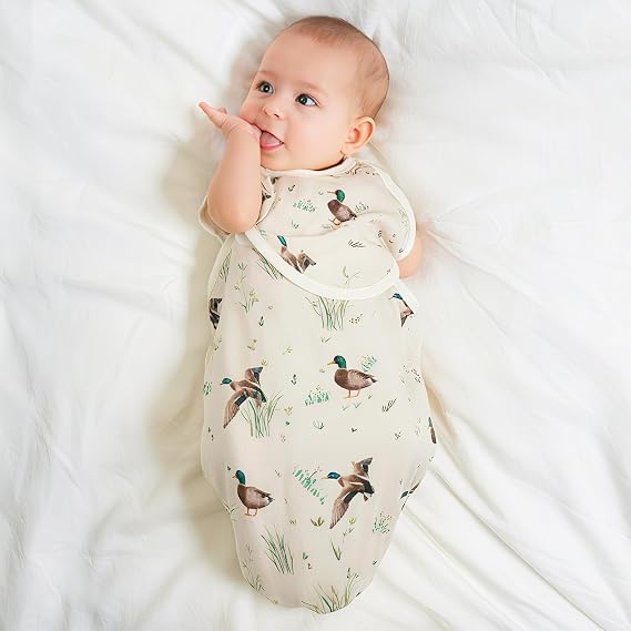 Oudain 3 Pcs Mallard Duck Swaddles for Newborns