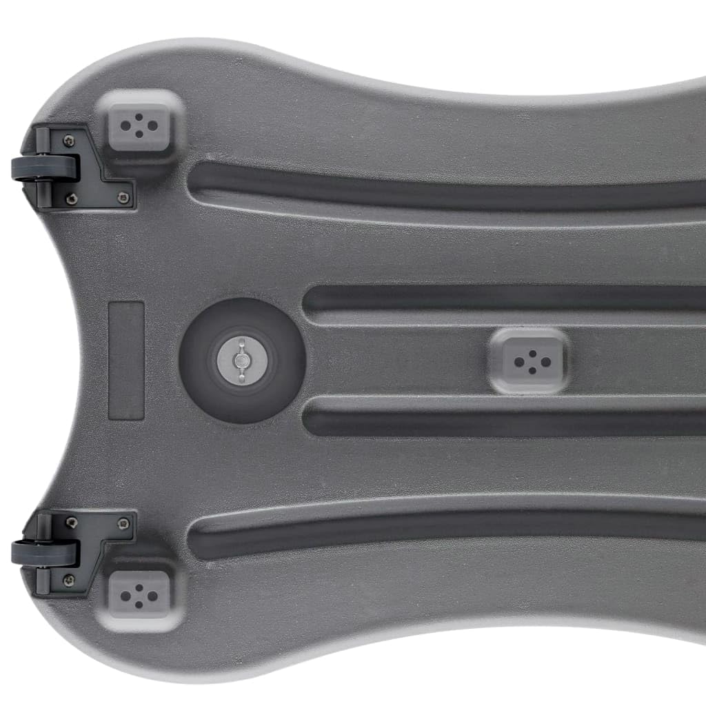 vidaXL Soporte para carteles A1 base de agua aleación de aluminio gris