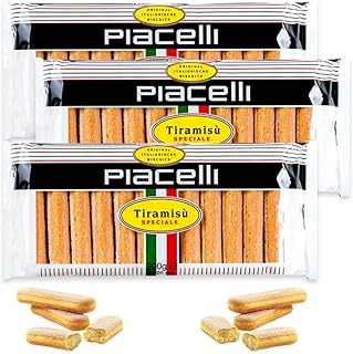 PIACELLI Ladyfingers - Authentic Italian Sponge Lady Fingers for Tiramis...