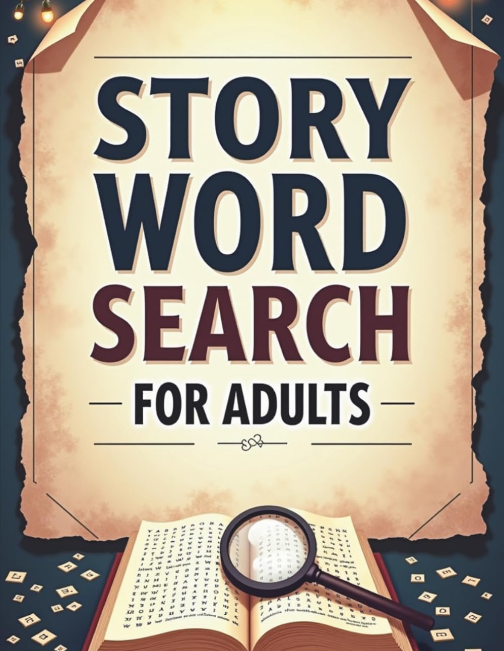 Story Word Search for Adults: 50 Relaxing Puzzles with Inspired by Stories of Discipline, Self-Belief, Inner Strength, and Focus