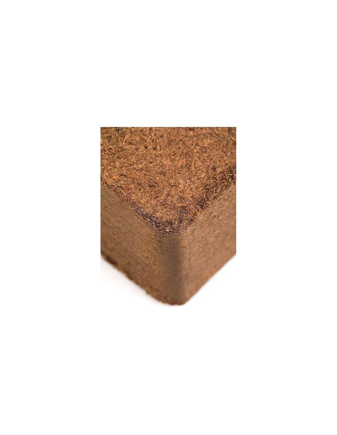 JARDIN202 – Bloque de Fibra de Coco Natural, Sustrato Ecológico para Plantas y Huerto Urbano, Alta Retención de Agua y Aireación, Gran Expanción, 100% Orgánico | 650 Gramos (1 Unidad)