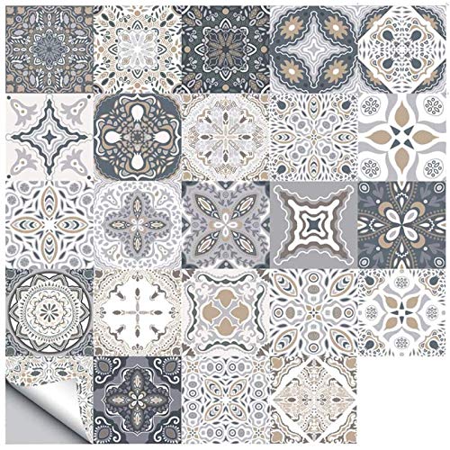 Stück Wandfliesen-Aufkleber, selbstklebende Bodenfliesen-Aufkleber,...