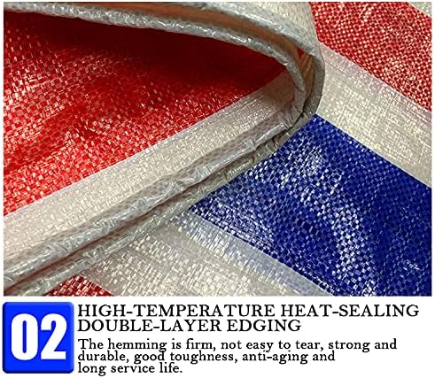 22新作 ストライプタープカバースイミングプール用防水peタープカバー植物boatsc車屋根池屋外用家具グロメット付きターポリン サイズ Mda33 Fr