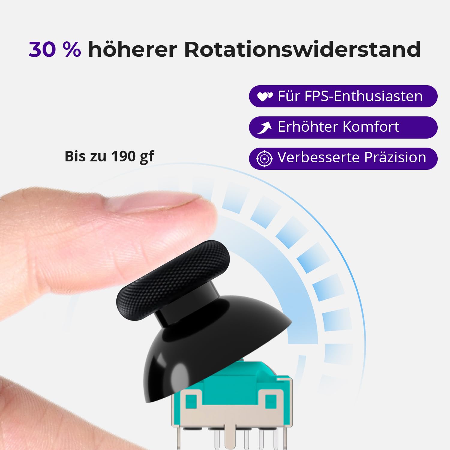 Mingzhe Hall-Joystick 360° – 5V, X/Y-Achse, Robust & Flexibel Für Spiele, Gehhilfen & Co.!