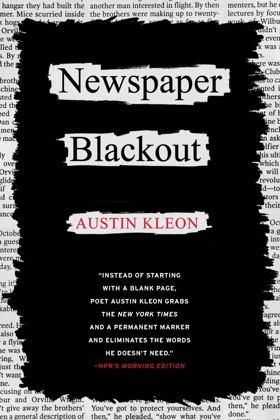 Newspaper Blackout Paperback – April 13, 2010