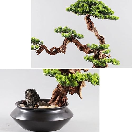 Miniatura 5 de Escultura de estatua de feng shui chino nuevo chino interior decoraciones para el hogar simulación decoraciones de escritorio plantas verdes