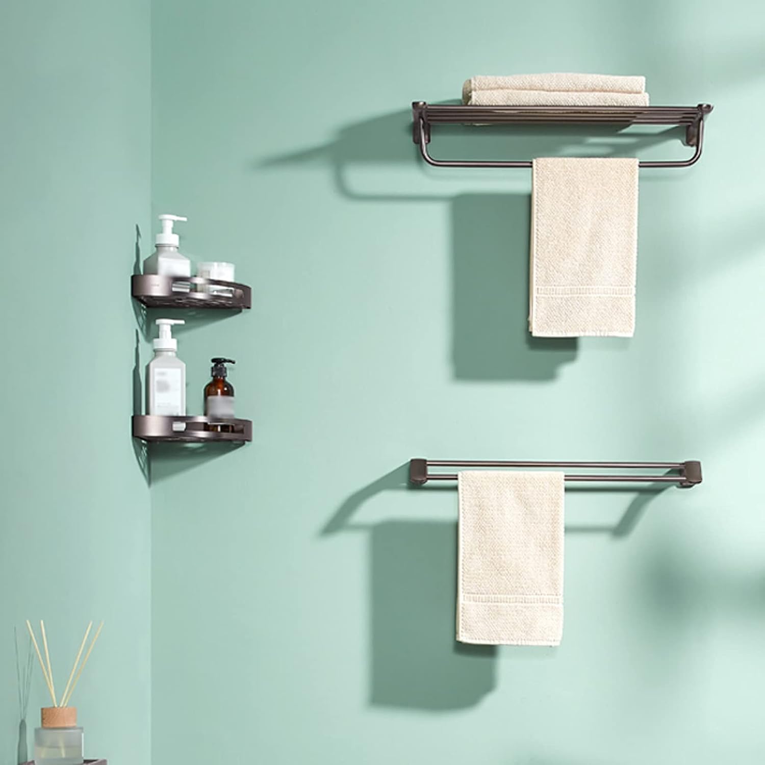 スノーピーク 廃盤 カラーマルチスタンド 緑色(ブリッジ付き