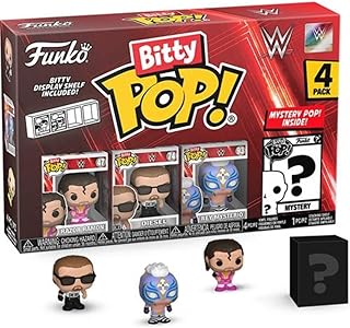 Comprar FUNKO Bitty Pop!: WWE - Razor Ramon ™, Bitty Pop! Diesel ™, Bitty Pop! Rey Mysterio®, ¡y un Misterio Bitty Pop! Figura - 0.9 Pulgadas (2.2 cm) coleccionables - Idea de Regalo - Topper de Pastel