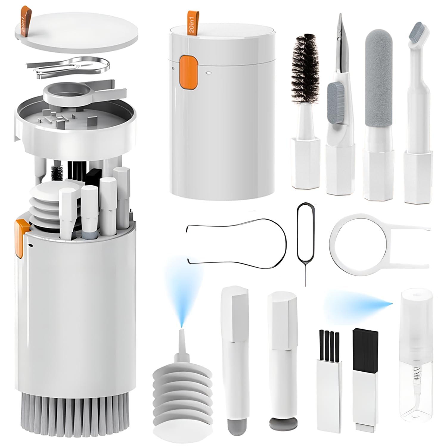 20 in 1 Multifunctional Cleaning Kit for Apple Airpods,iPhone,Pad Charging Port,Repair Cleaner Tool Kit for Camera Lens,Earbuds,Laptop,Mechanical Keyboard,sim ejecy Tool,Electronic Product Cleaning (B0CPQ1H2BJ) Amazon Price History, Amazon Price Tracker