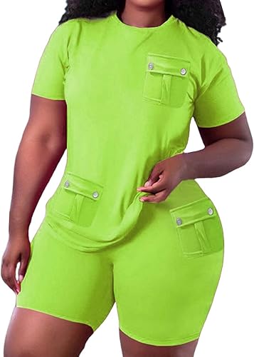 Trajes de verano para mujer, conjuntos casuales y holgados para vacaciones, tops y pantalones cortos, ropa deportiva de temperamento cómodo para