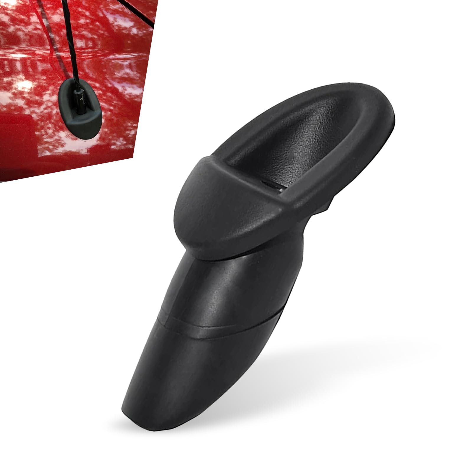 MOXRUQ Tundra Antenna Base Grommet Replacement OEM 86392-0C040/863920C040, Compatible with Tundra 2007-2013 (Black)
