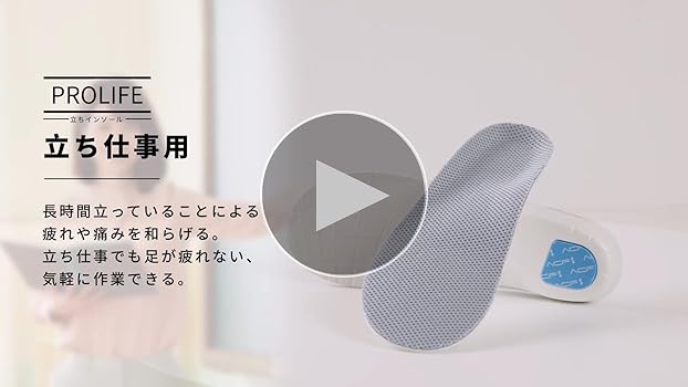 Amazon.co.jp: Prolife 立ち仕事 インソール アーチサポート