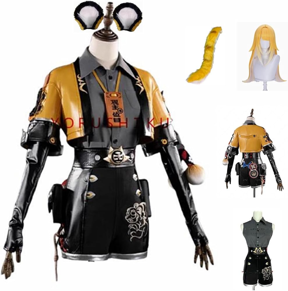 フルセット ゼンゼロ コスプレ 橘福福 衣装 靴 ウィッグ 武器 フルセット ゼンゼロ コスプレ 橘福福 衣装 靴 ウィッグ 武器
