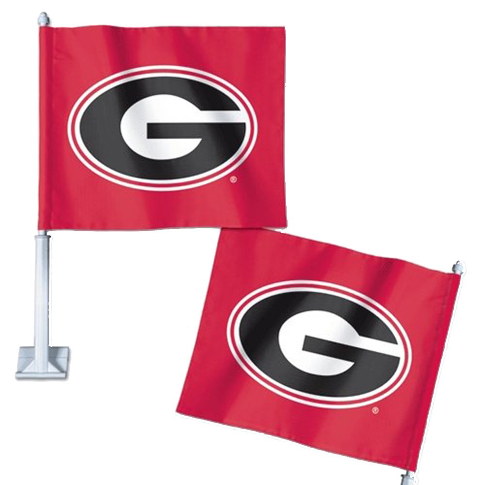 WinCraft NCAA University of Georgia Car Flag, 11.75
