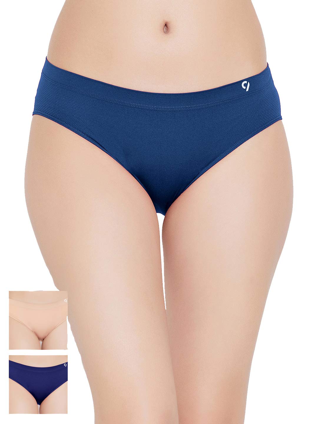 Women's Seamless Mid Waist Panties – 4-Way Stretch, Smooth & Breathable Comfort – Everyday Wear Underwear – Pack of 3-image-47