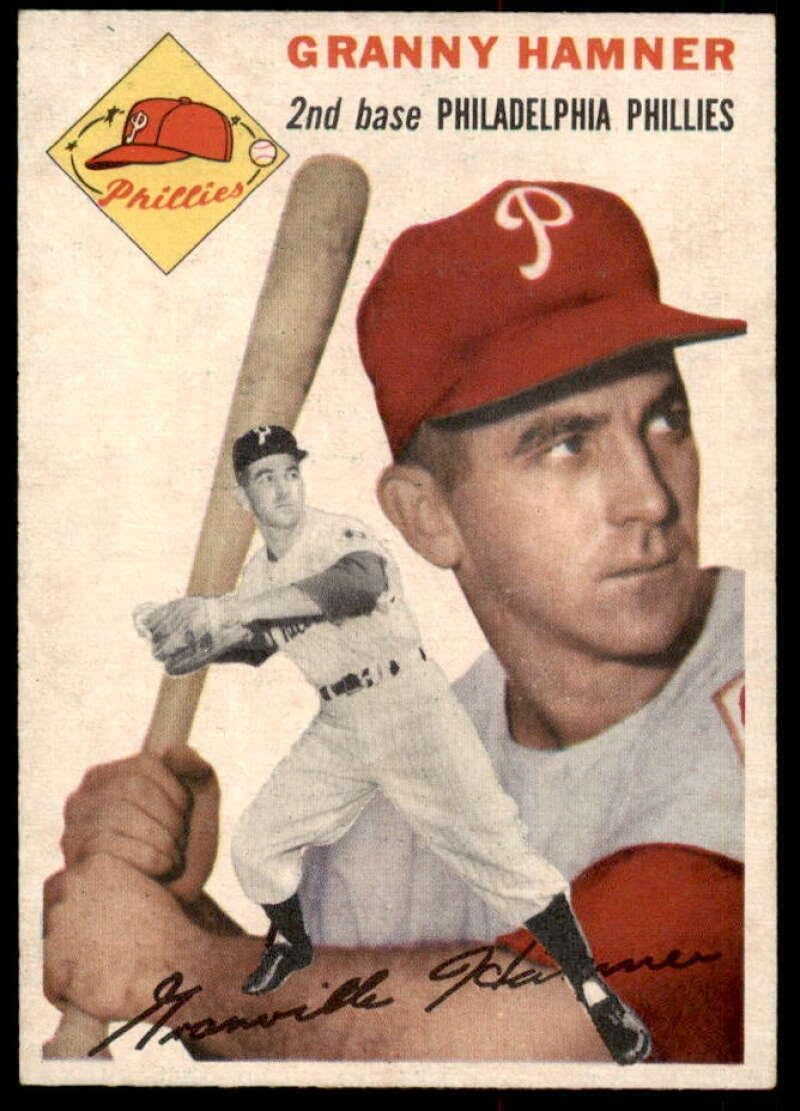 Granny Hamner Card 1954 Topps #24 - Slabbed Baseball Cards