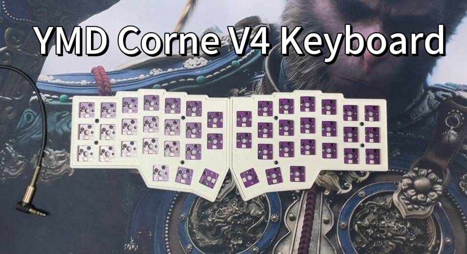 Amazon.com: YMDK Corne V4.1 Split 46 Keys Ergonomics 40% Layout