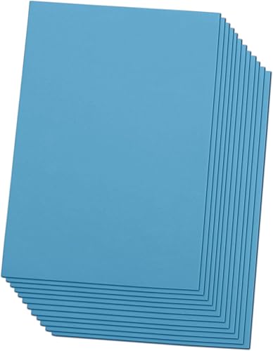 Ader Products - Hojas de espuma EVA azul claro, 0.079 pulgadas de grosor, 6 x 9 pulgadas, papel de espuma artesanal para artes y manualidades, 12