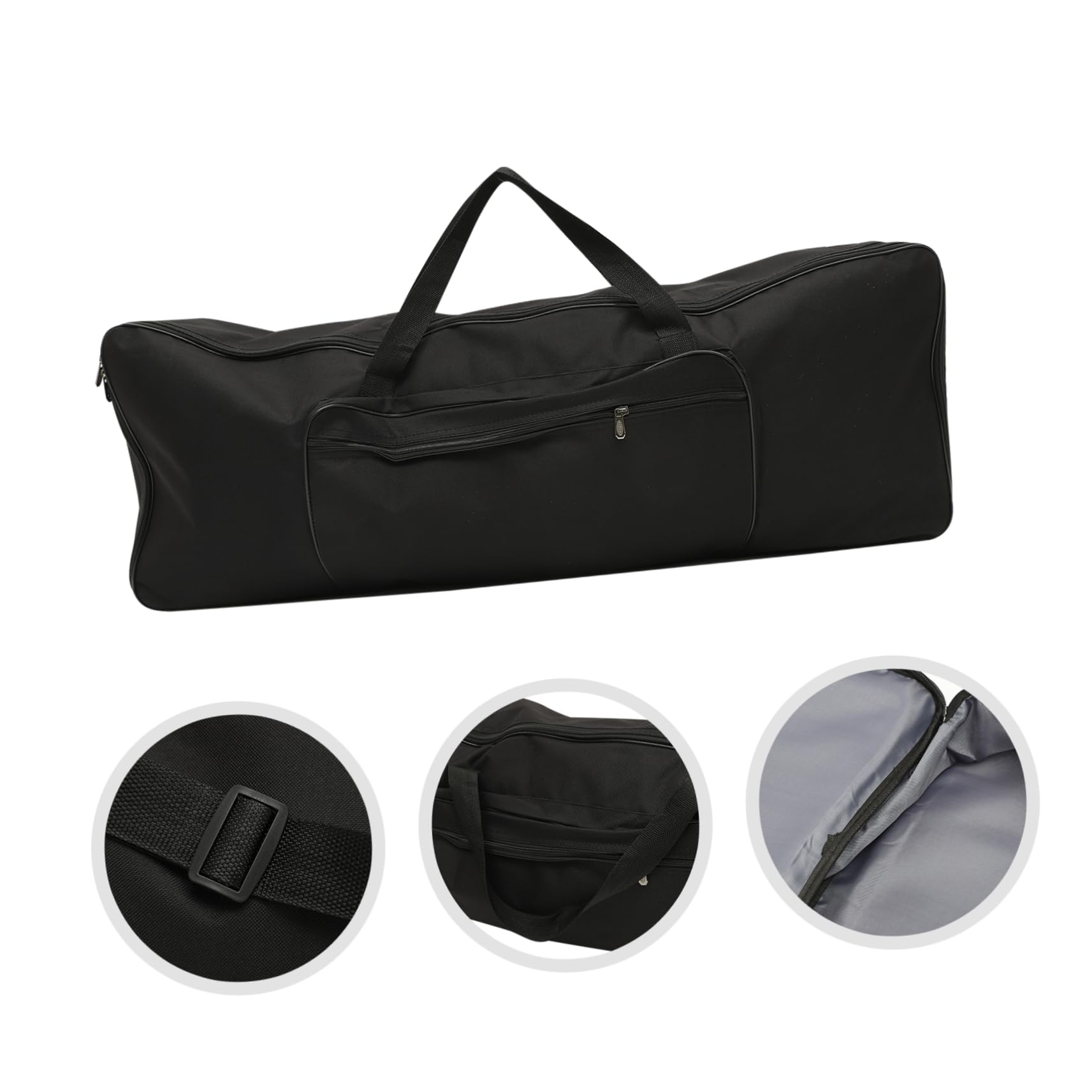 Borsa per Tastiera Elettronica Nero, 61 Tasti Zaino Imbottito
