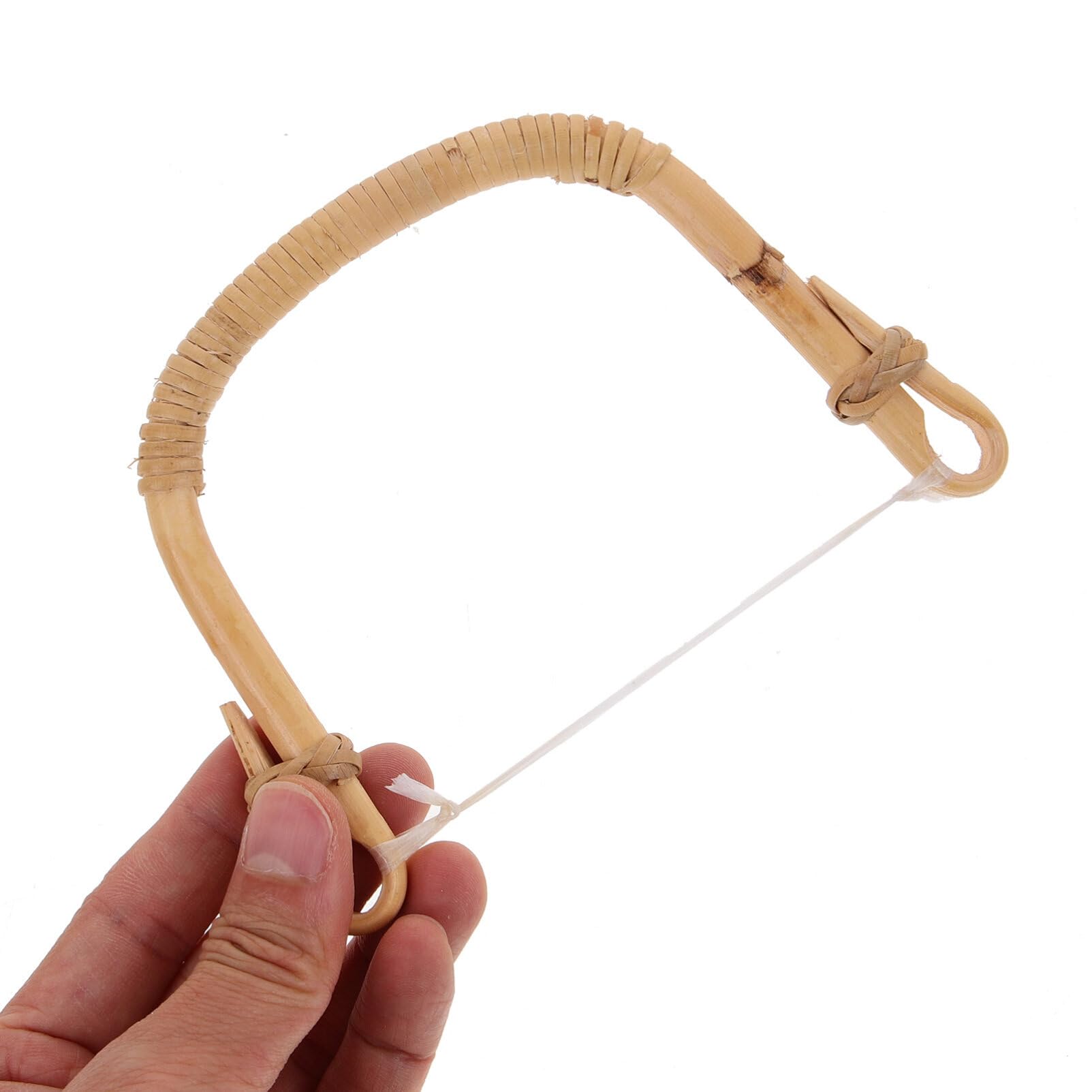 Garneck Tiradores de tetera de madera, mango de repuesto para caldera de hierro, mango de protección contra quemaduras intercambiable, asas de bambú para olla de cerámica, accesorios de cerámica