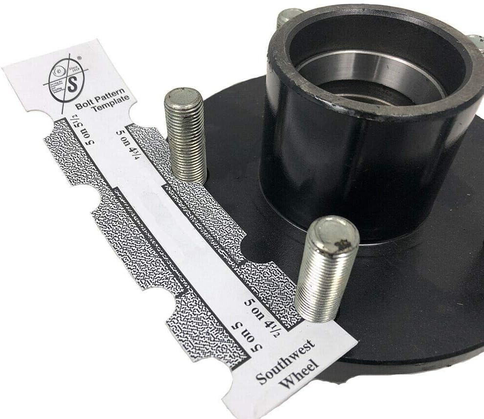 SOUTHWEST WHEEL SP20484X 84 Square Spindle & 5-4.5" Bolt Circle Trailer Hub